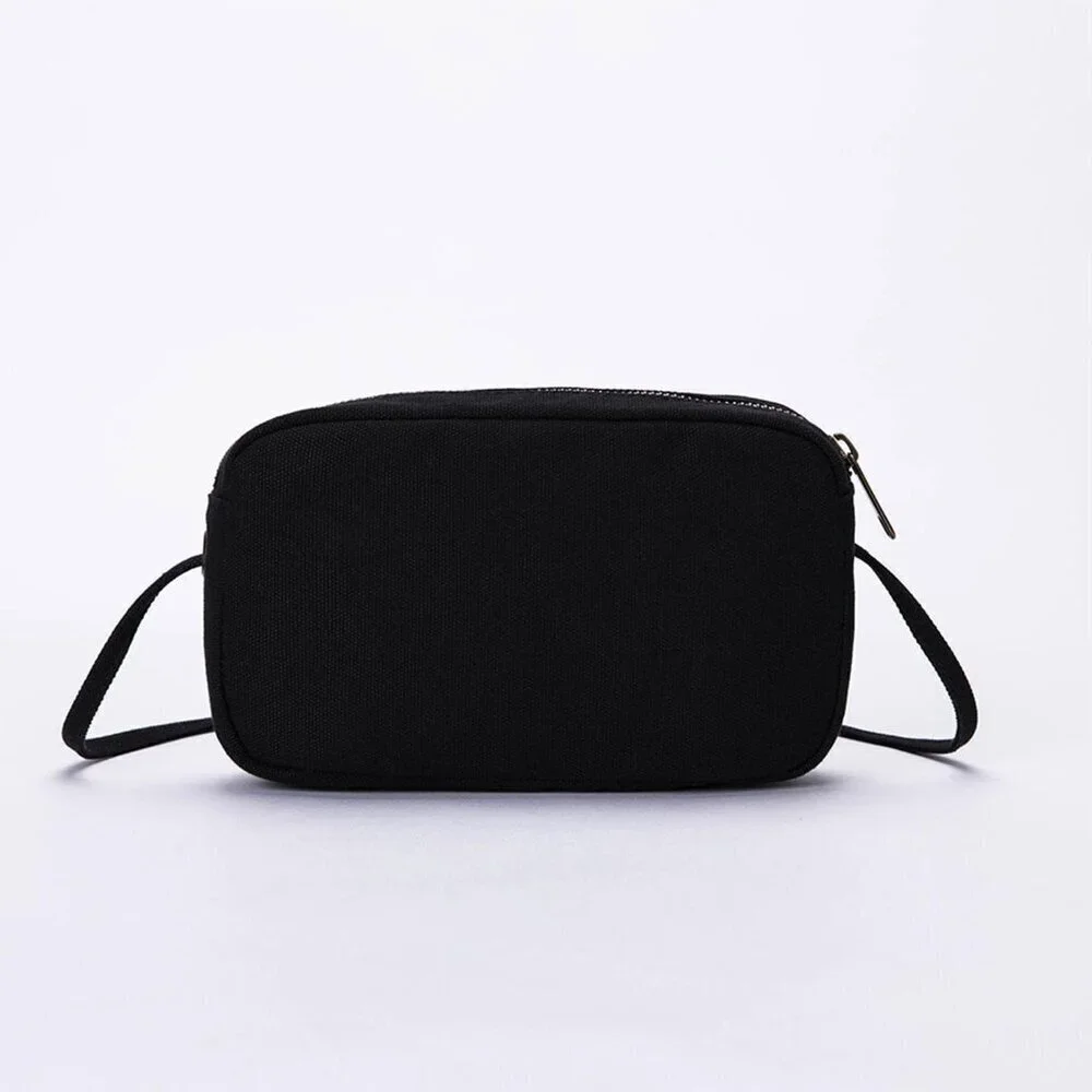 Women's Nylon Crossbody Bag Small Shoulder Purse with External Pocket
